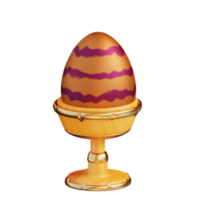 3d illustration of egg cup holder png