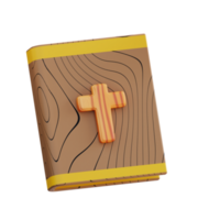 3d ilustración de santo Biblia png