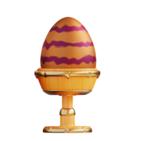 3d illustration av ägg kopp hållare png