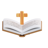 3d ilustración de santo Biblia de cristiano religión png