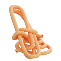 3d illustration of rope png