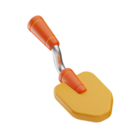 farming object trowel illustration 3d png