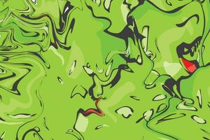 Abstract vector horizontal acid green pattern. Background with blots and stains, imitation of blurred paint.