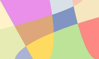 Abstract background with colored squares in pastel colors. Colorful abstract background in pastel colors with squares, rectangle, and triangle shapes in abstract modern art style vector