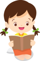 terug naar school, gelukkig leerlingen kinderen aan het leren computer lezing boeken concept png