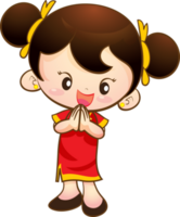 Chinese Kids New Years Day png