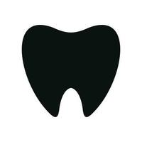 Tooth icon isolated on white background vector