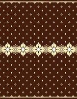 geometric and flower ethnic fabric pattern for cloth carpet wallpaper background wrapping etc. vector