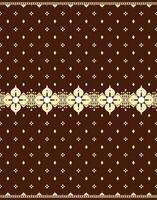 geometric and flower ethnic fabric pattern for cloth carpet wallpaper background wrapping etc. vector