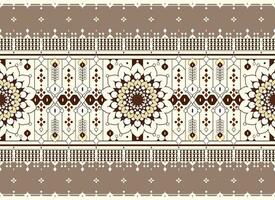 geometric and mandala ethnic fabric pattern for cloth carpet wallpaper background wrapping etc. vector