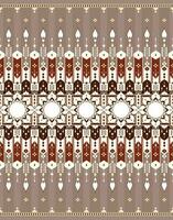geometric and flower ethnic fabric pattern for cloth carpet wallpaper background wrapping etc. vector