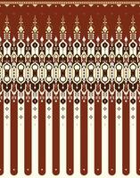 geometric ethnic fabric pattern for cloth carpet wallpaper background wrapping etc. vector