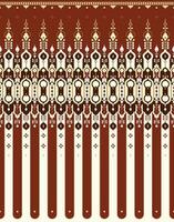 geometric ethnic fabric pattern for cloth carpet wallpaper background wrapping etc. vector