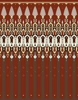 geometric ethnic fabric pattern for cloth carpet wallpaper background wrapping etc. vector