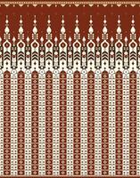 geometric ethnic fabric pattern for cloth carpet wallpaper background wrapping etc. vector