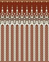 geometric ethnic fabric pattern for cloth carpet wallpaper background wrapping etc. vector