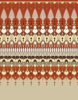 geometric ethnic fabric pattern for cloth carpet wallpaper background wrapping etc. vector