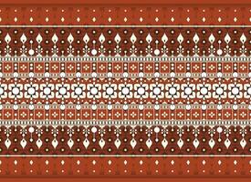 geometric and flower ethnic fabric pattern for cloth carpet wallpaper background wrapping etc. vector