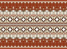 geometric and flower ethnic fabric pattern for cloth carpet wallpaper background wrapping etc. vector