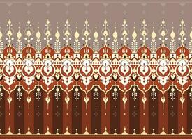 geometric ethnic fabric pattern for cloth carpet wallpaper background wrapping etc. vector