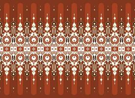 geometric ethnic fabric pattern for cloth carpet wallpaper background wrapping etc. vector