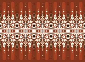 geometric ethnic fabric pattern for cloth carpet wallpaper background wrapping etc. vector