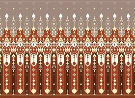 geometric ethnic fabric pattern for cloth carpet wallpaper background wrapping etc. vector