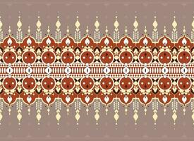 geometric ethnic fabric pattern for cloth carpet wallpaper background wrapping etc. vector