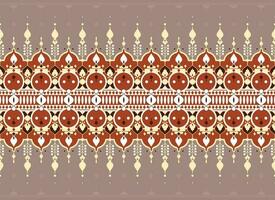 geometric ethnic fabric pattern for cloth carpet wallpaper background wrapping etc. vector