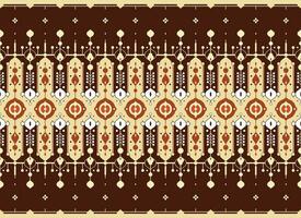 geometric ethnic fabric pattern for cloth carpet wallpaper background wrapping etc. vector