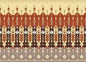geometric ethnic fabric pattern for cloth carpet wallpaper background wrapping etc. vector