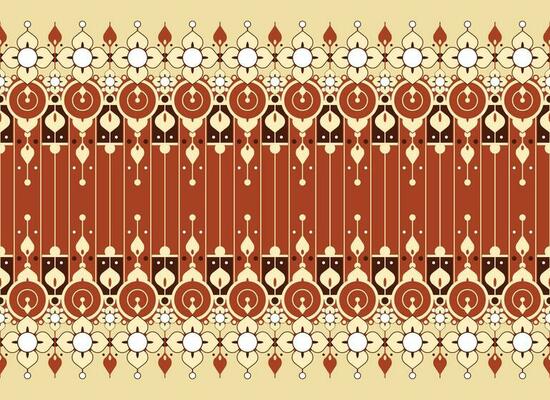 geometric and flower ethnic fabric pattern for cloth carpet wallpaper background wrapping etc.