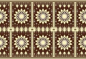 geometric and mandala ethnic fabric pattern for cloth carpet wallpaper background wrapping etc. vector