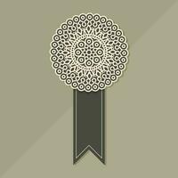 mandala decorative banner design template vector