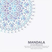 fondo de mandala decorativo colorido vector