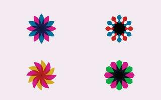 Hand drawn retro flowers Free Vector