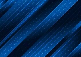 Abstract background technology uses color shading along with dot lines to make it look more modern and digital. The main emphasis is on dark blue tones. vector