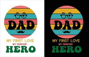 Dad t shirt design , Father t shirt design vector