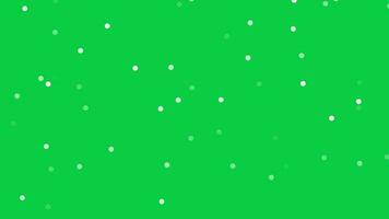 lot of dots randomly moving fast randomly animation in green screen background video