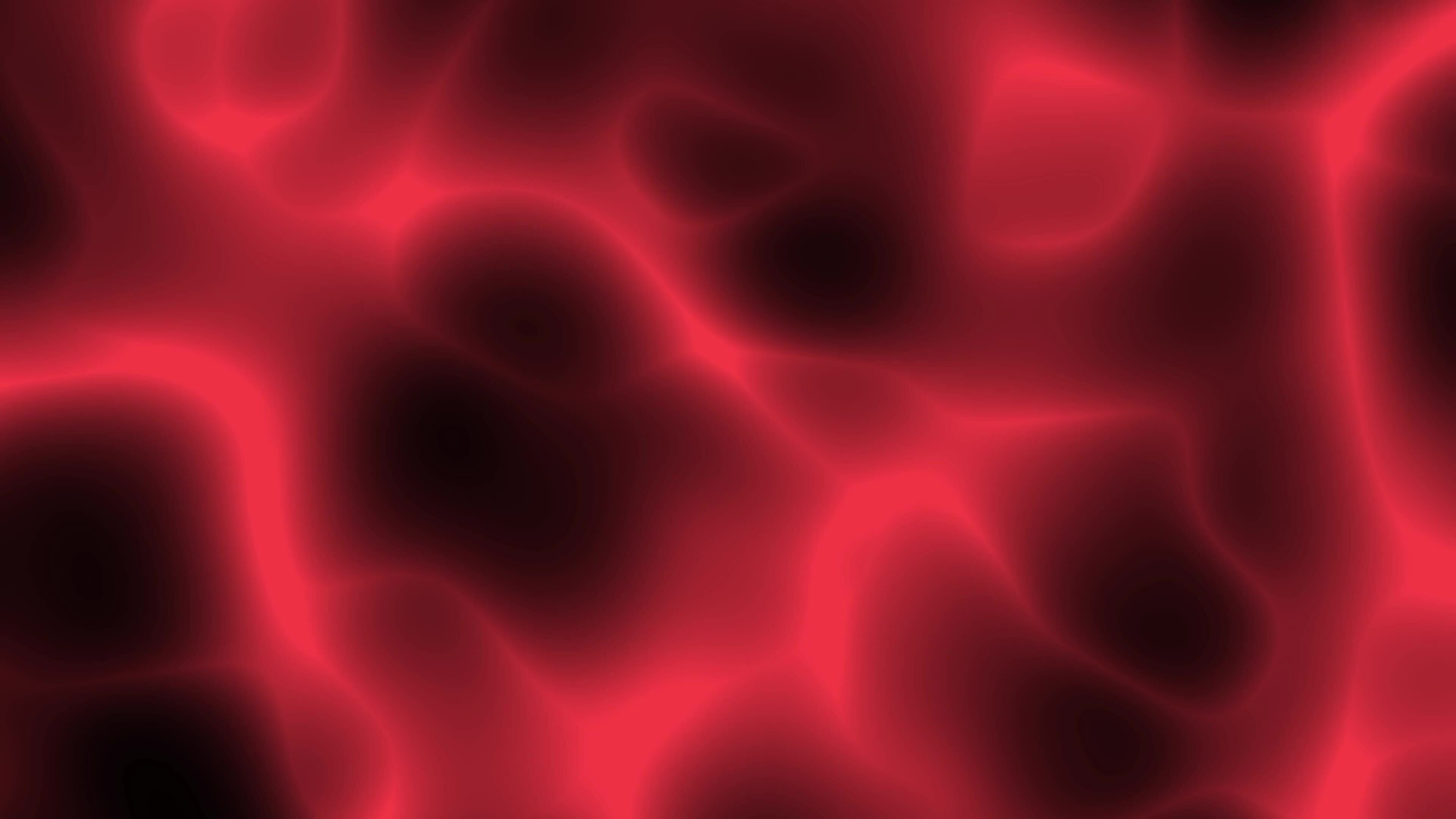 Fluid red color glowing microscopic animated background, red liquid background motion graphic