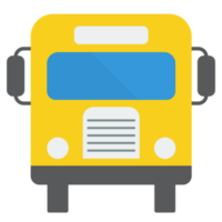 Yellow school bus png