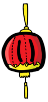 simple chinese lantern illustration png