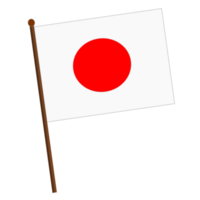 diseño de la bandera de japón png