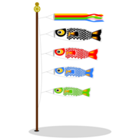 Windsack Streamer Fisch png