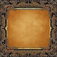 Vintage background with decorative border and frame for photos. Vintage frame and borders with copy space, photo