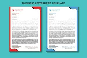 Corporate business letterhead template design template vector
