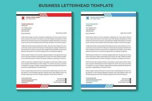 Corporate business letterhead template design template vector