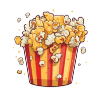 popcorn animering mat png