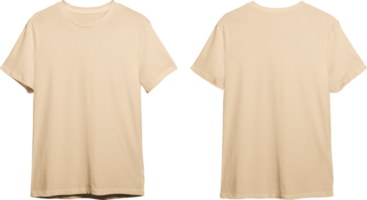 areia duna masculino clássico camiseta frente e costas png