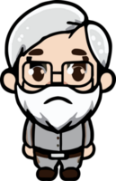 old person png graphic clipart design